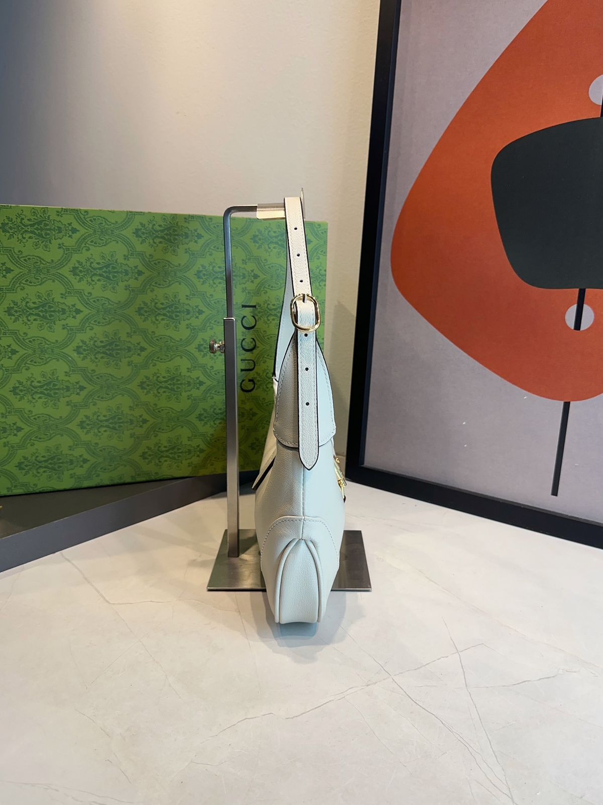 Bolsa Gucci Jackie Slim Média - Imagem 17