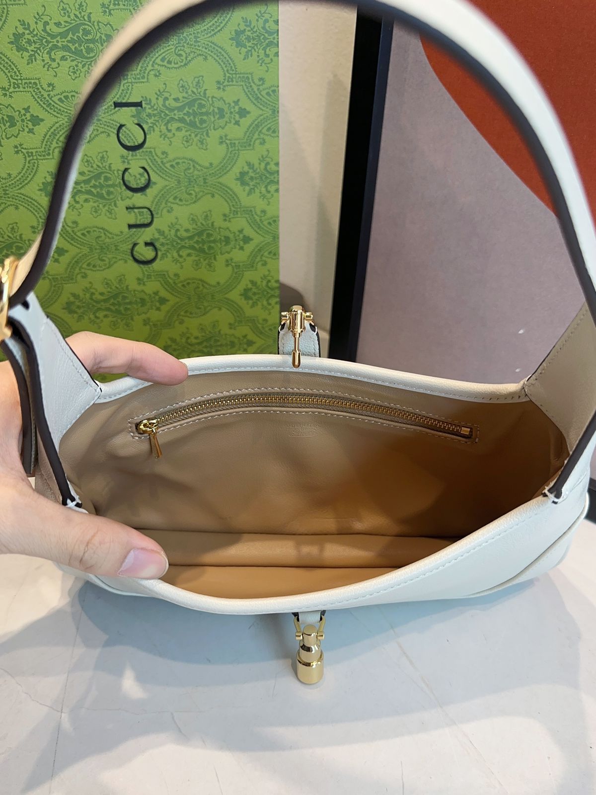 Bolsa Gucci Jackie Slim Média - Imagem 22