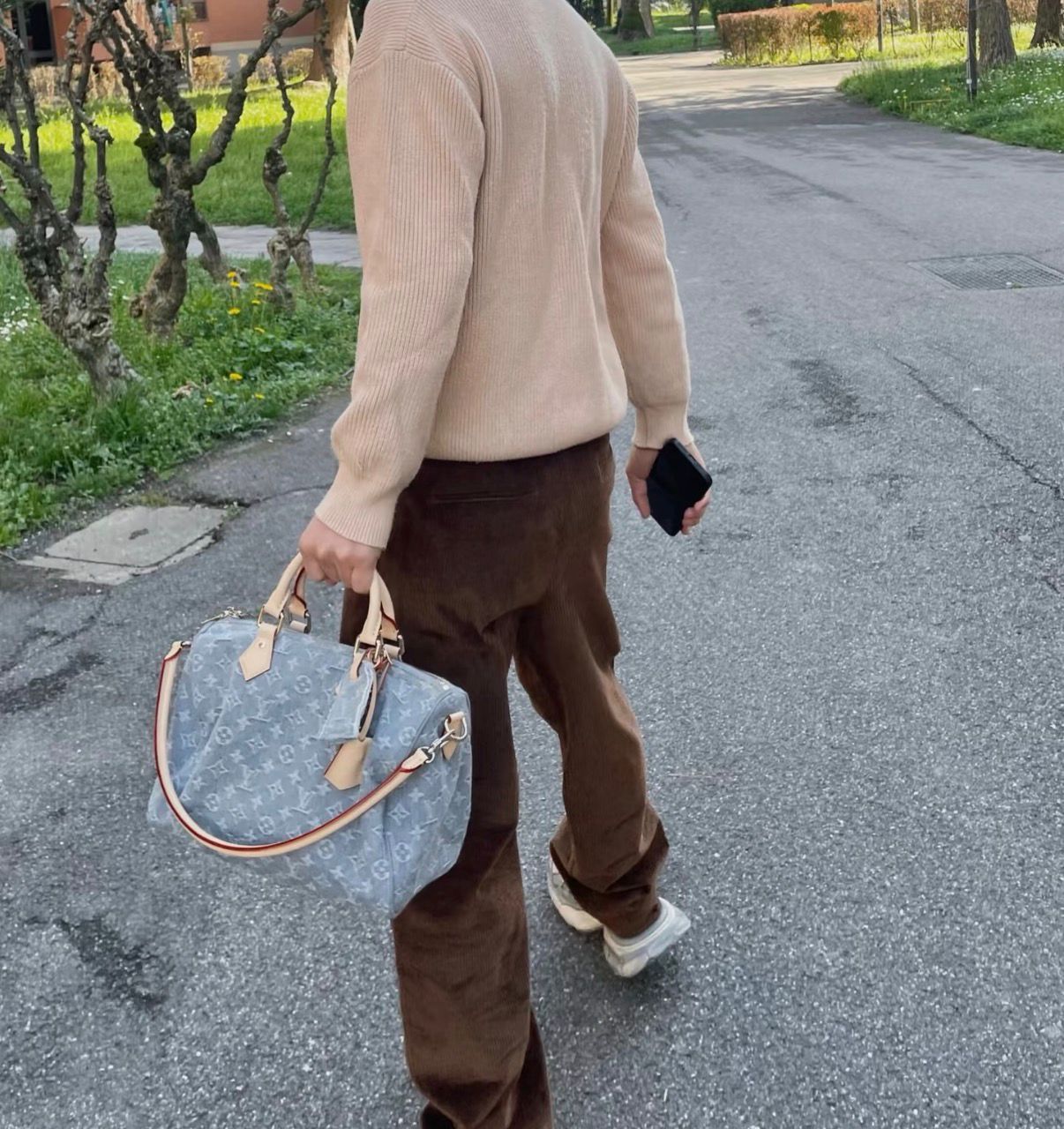 Bolsa LV Speedy Solf 30 Jeans - Imagem 3