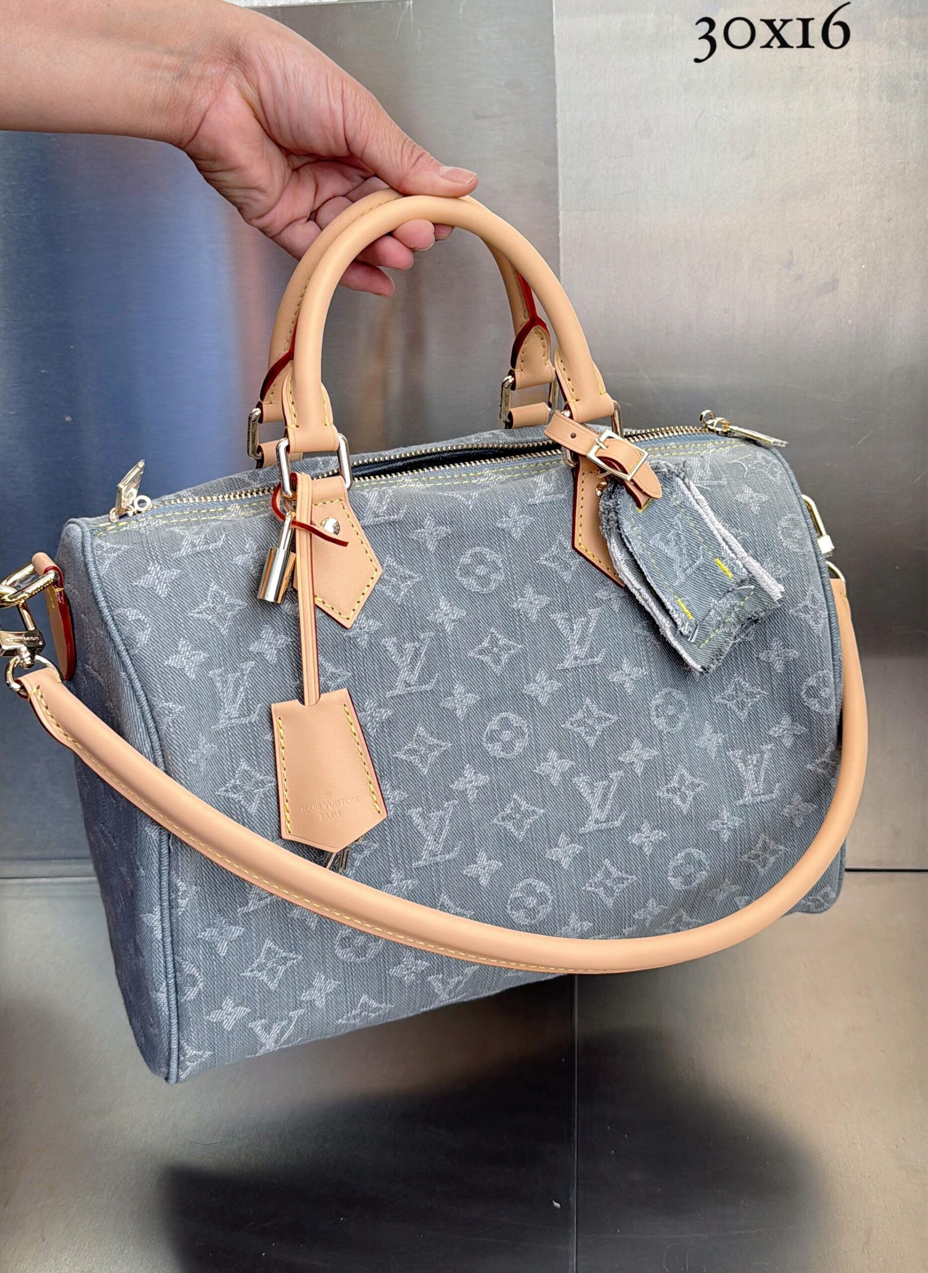 Bolsa LV Speedy Solf 30 Jeans