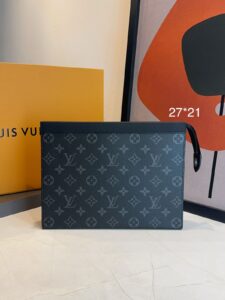 Pochette LV Voyage MM-Preto/cinza