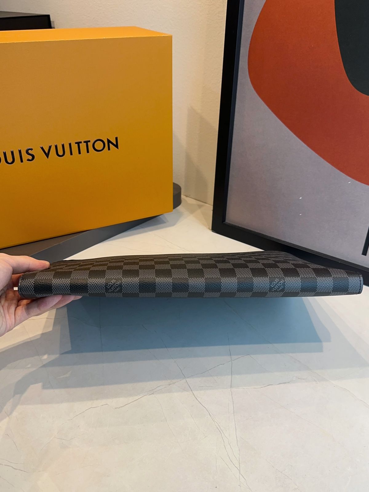 Pasta LV Voyage Damier - Imagem 9