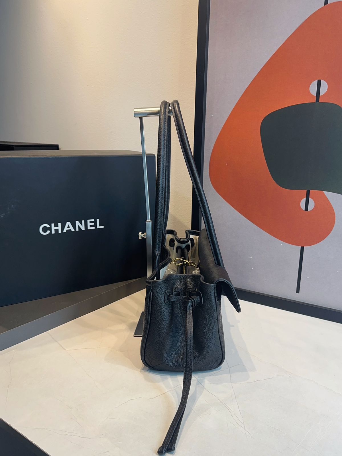 Bolsa Chanel Pequena Granulado - Imagem 40