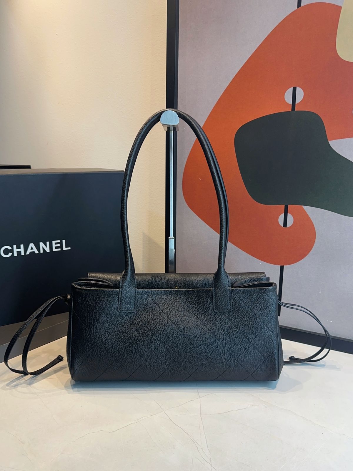 Bolsa Chanel Pequena Granulado - Imagem 34