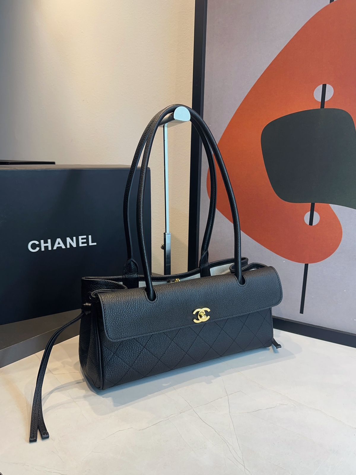 Bolsa Chanel Pequena Granulado - Imagem 29