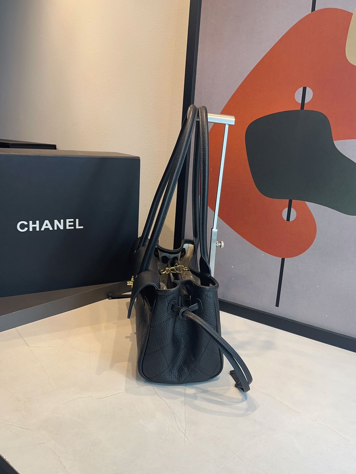 Bolsa Chanel Pequena Granulado - Imagem 37