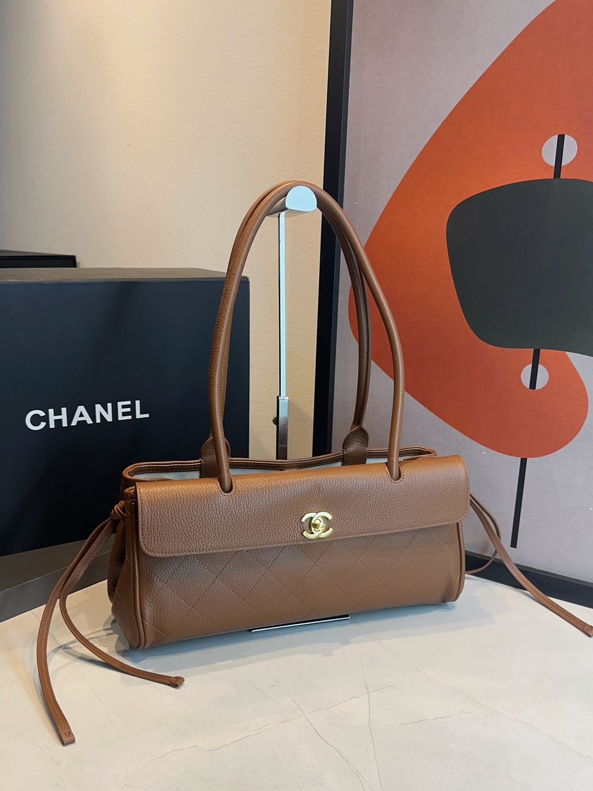 Bolsa Chanel Pequena Granulado - Imagem 16
