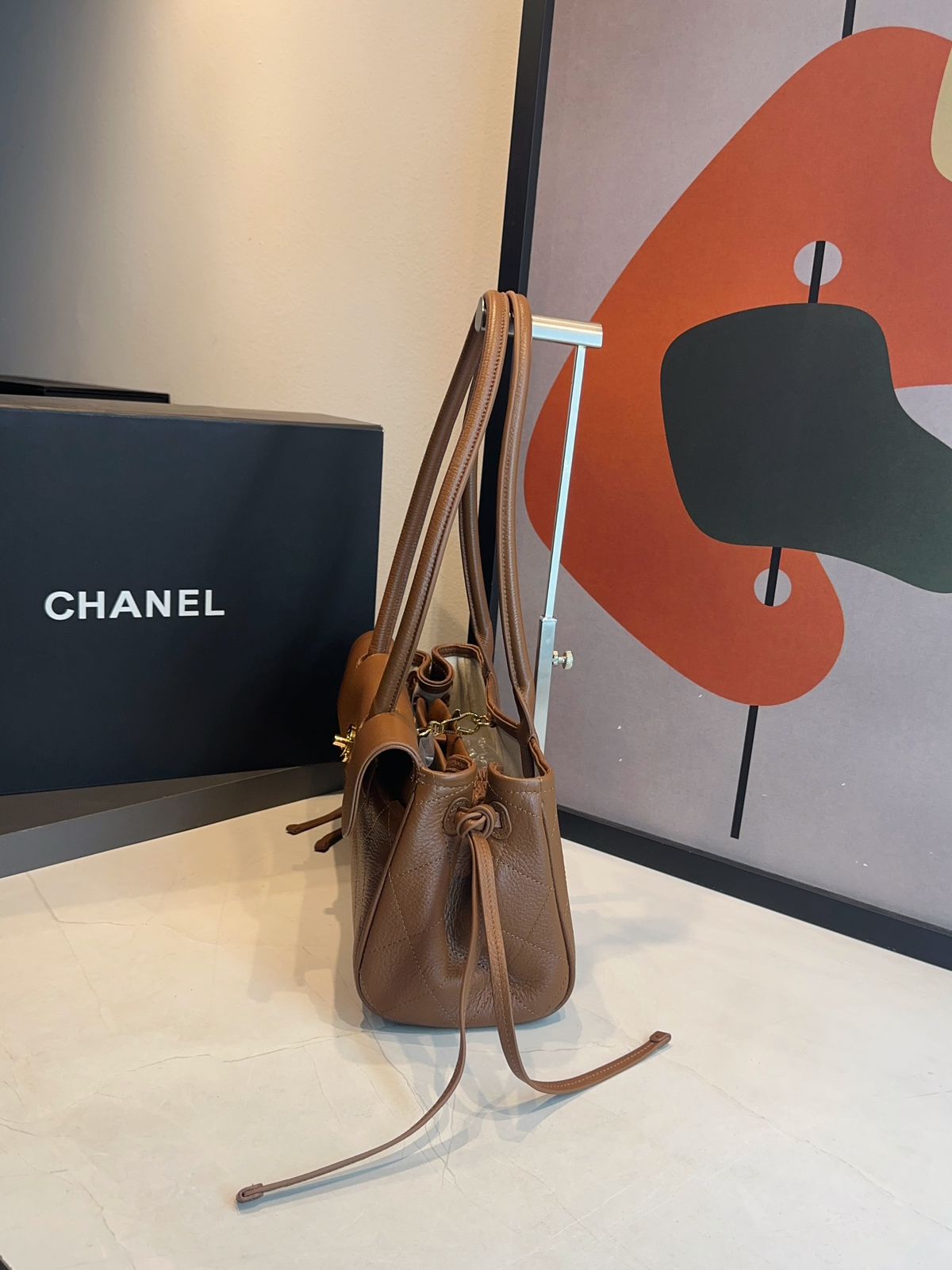 Bolsa Chanel Pequena Granulado - Imagem 26
