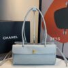 Bolsa Chanel Pequena Granulado-Cinza