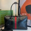 Bolsa Gucci Boston Borsettoo Grande-Preto