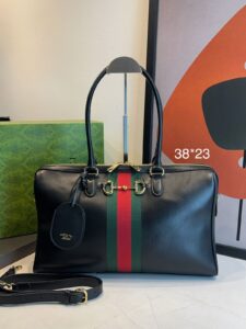 Bolsa Gucci Boston Borsettoo Grande-Preto