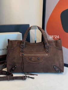Bolsa Balenciaga Classic City Camurça-Marrom/Cafe
