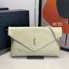 Bolsa YSL Clutch Envelope Cassandre G-Off White