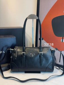 Bolsa Prada Tote Bonnie Média-Preto