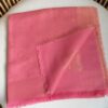 Pashimina LV Monogram Com Brilho-Rosa/Dourado