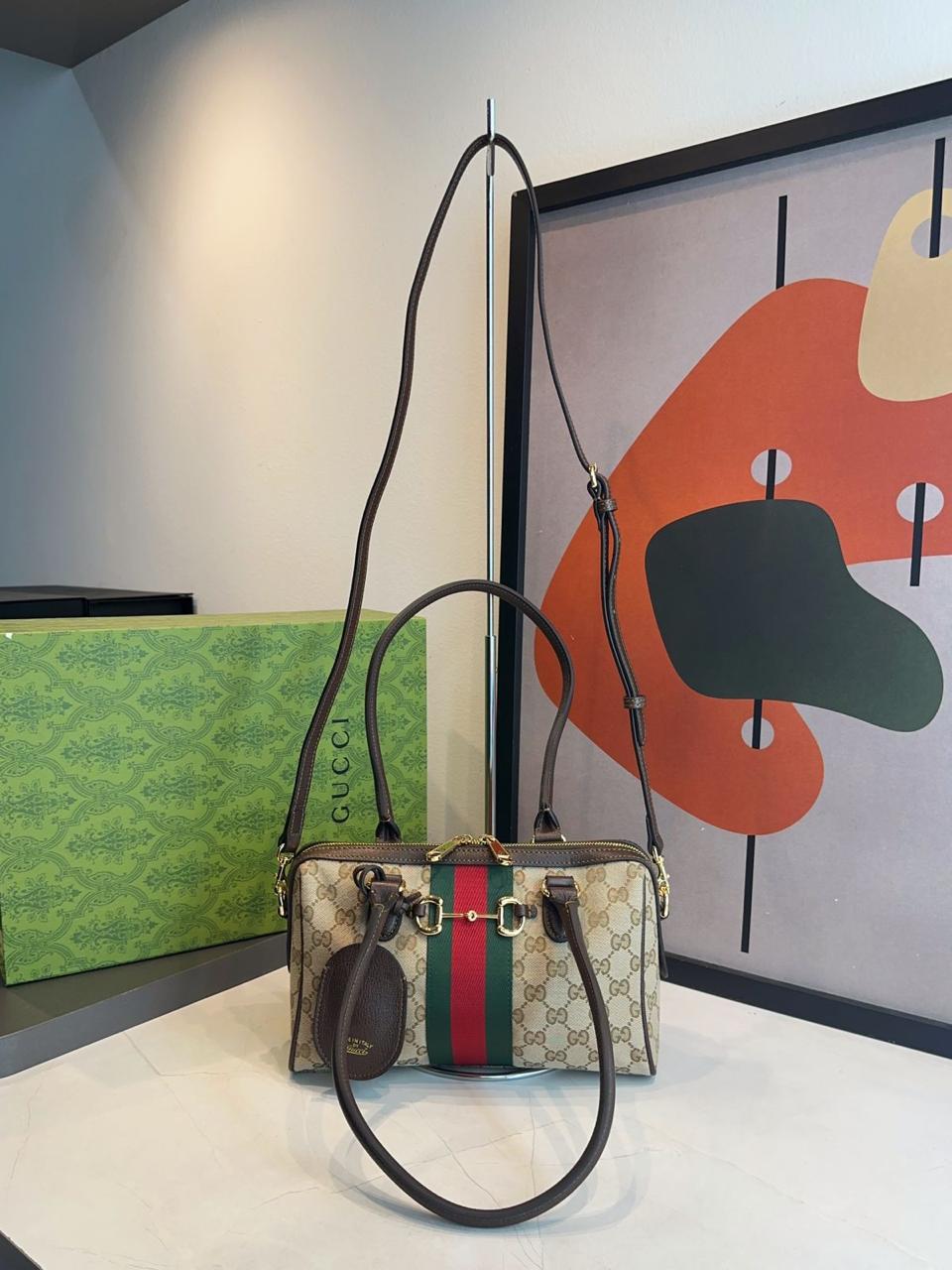 Bolsa Gucci Boston Borsettoo Média - Imagem 3