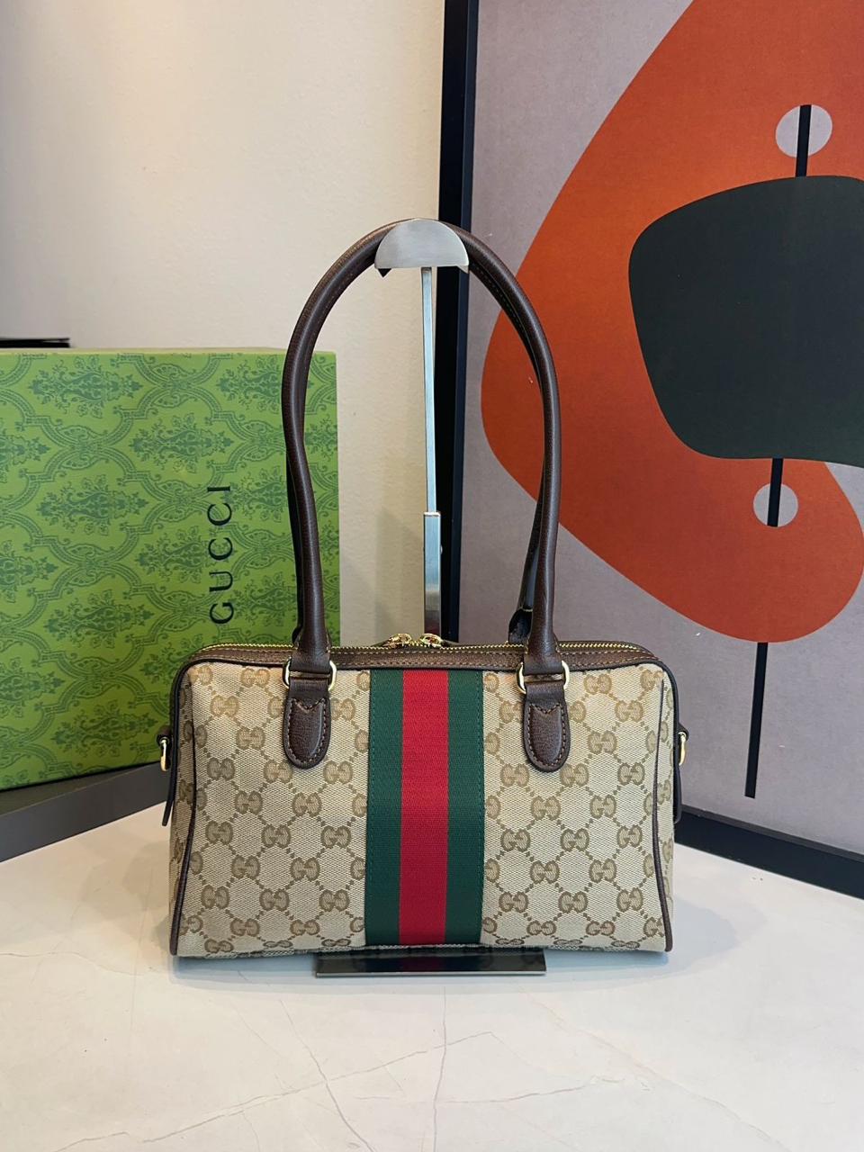 Bolsa Gucci Boston Borsettoo Média - Imagem 6