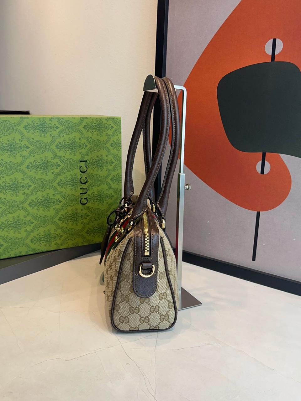 Bolsa Gucci Boston Borsettoo Média - Imagem 7