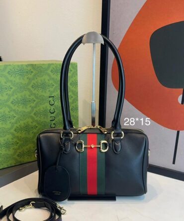 Bolsa Gucci Boston Borsettoo Média Couro