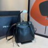 Bolsa Prada Carry Mini Couro-Preta