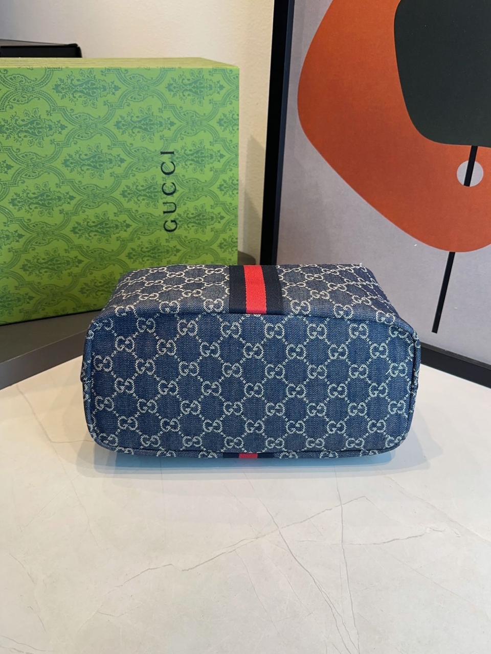Bolsa Gucci Vanity média com alça superior - Imagem 7