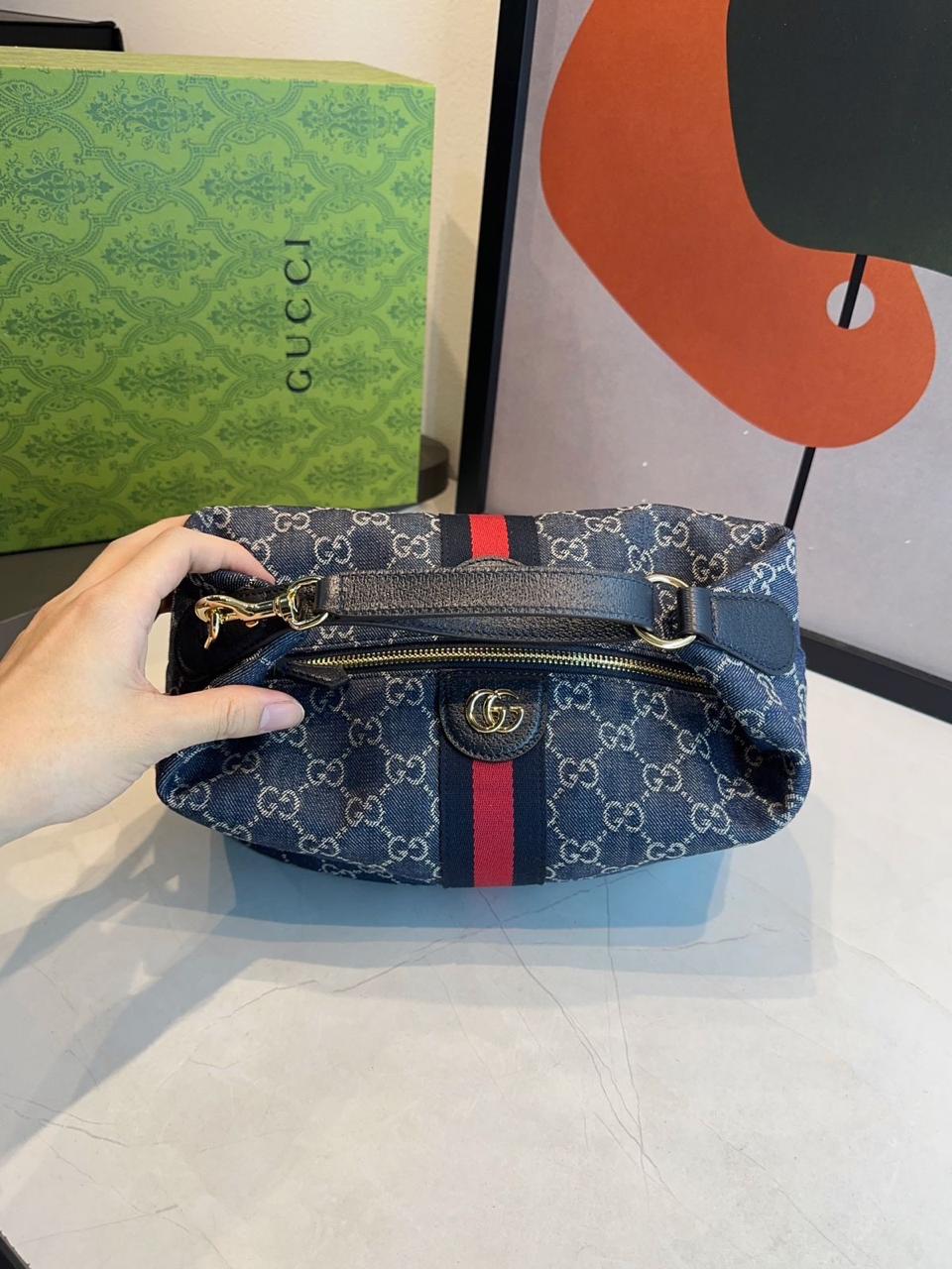 Bolsa Gucci Vanity média com alça superior - Imagem 8