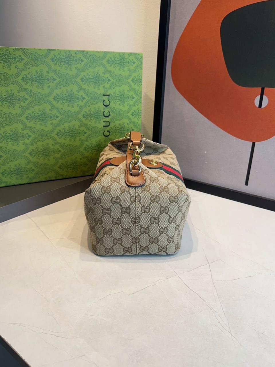 Bolsa Gucci Vanity média com alça superior - Imagem 14