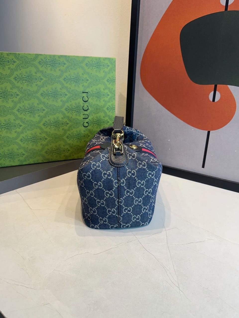 Bolsa Gucci Vanity média com alça superior - Imagem 10