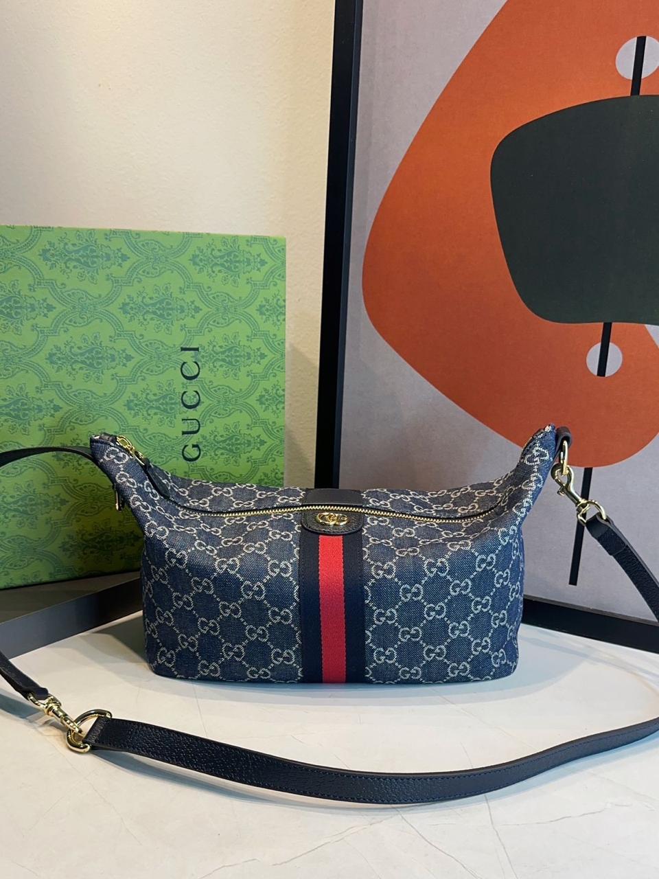 Bolsa Gucci Vanity média com alça superior - Imagem 9