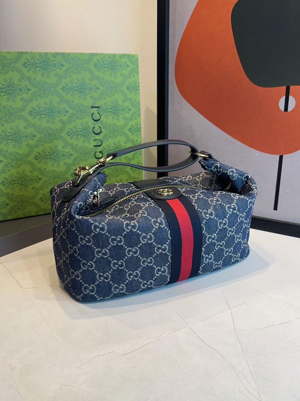Bolsa Gucci Vanity média com alça superior - Imagem 3