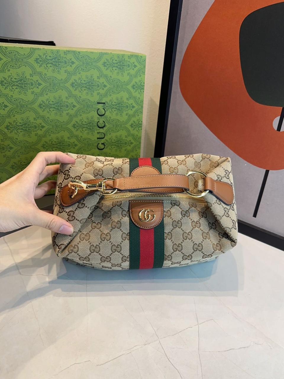 Bolsa Gucci Vanity média com alça superior - Imagem 19
