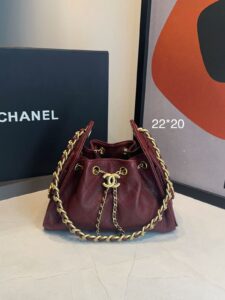 Bolsa Chanel 25 Mini Couro-Vinho