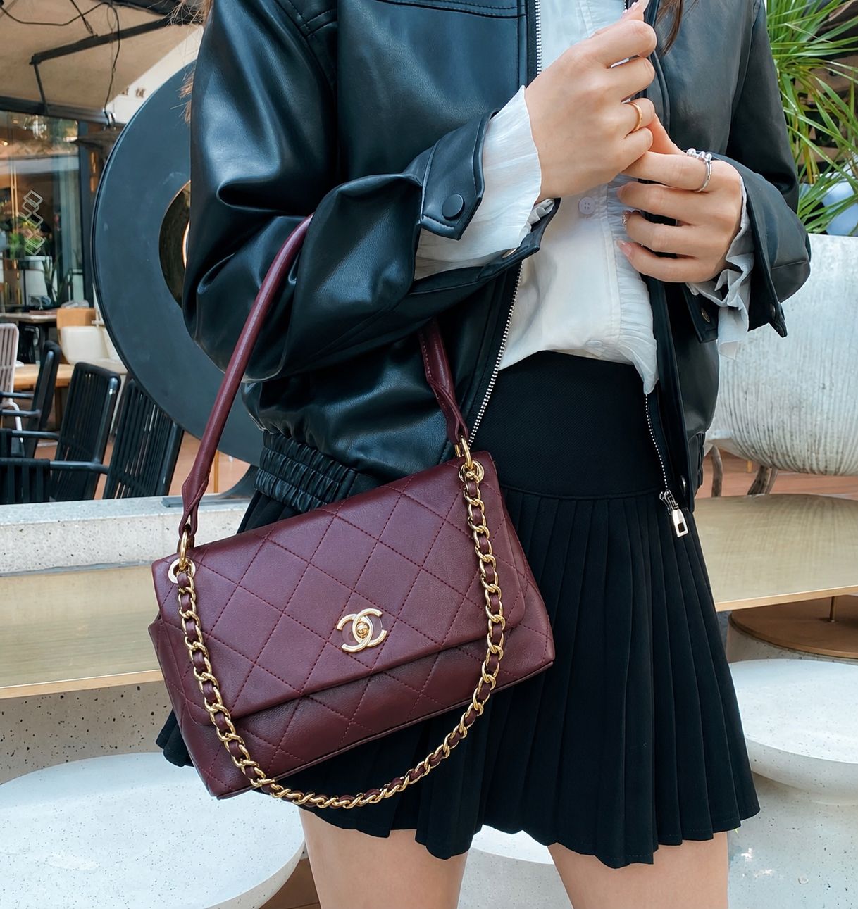 Bolsa Chanel Grande Couro - Imagem 4