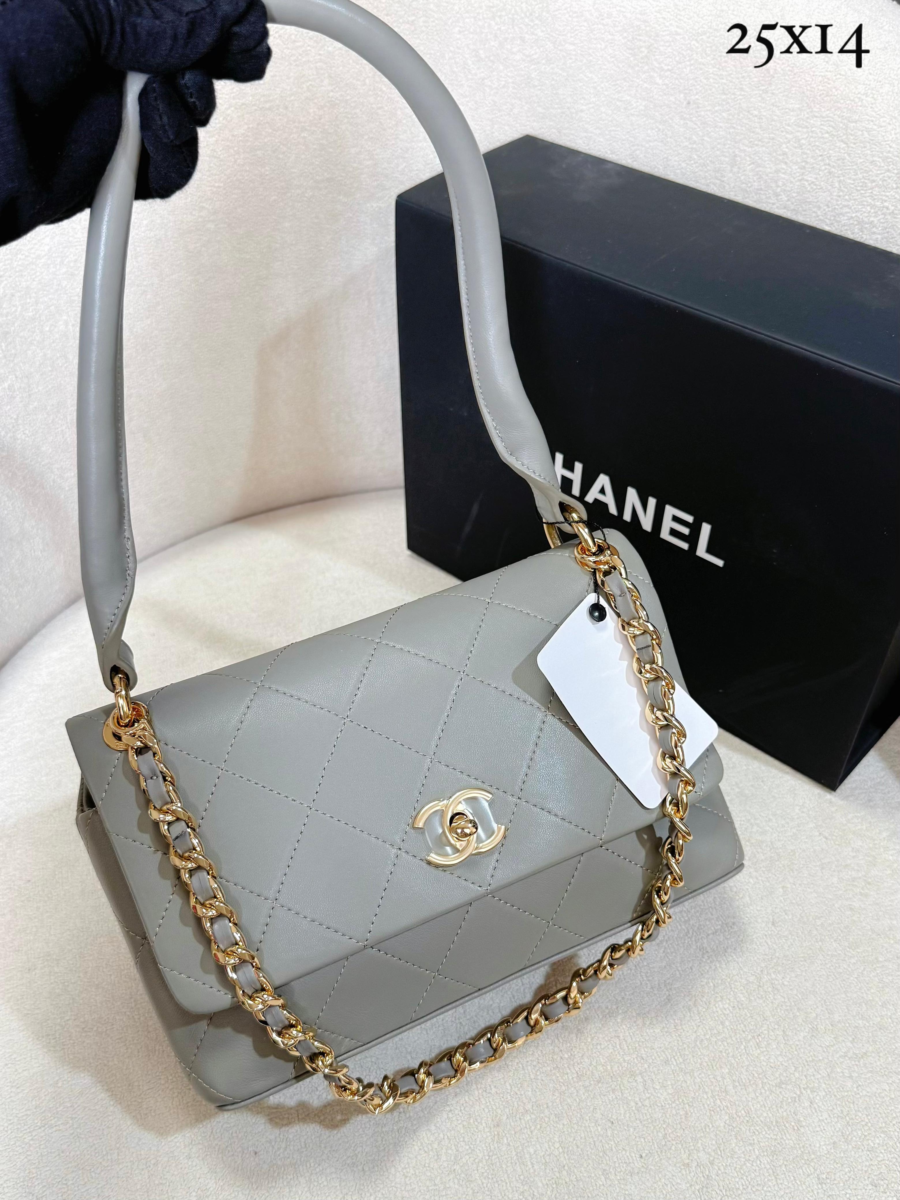 Bolsa Chanel Grande Couro