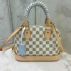 Bolsa LV Alma Bleu Olympe -Damier azul 