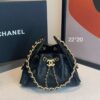 Bolsa Chanel 25 Mini Couro-Preto