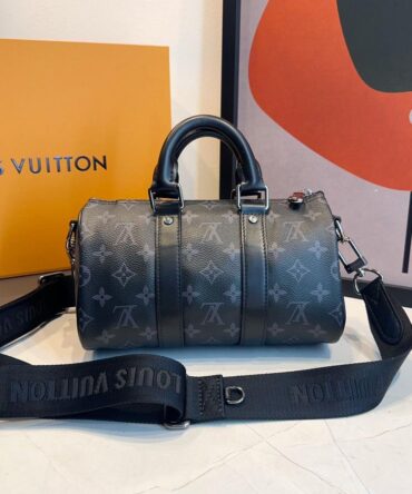 Bolsa de Viagem LV Keepall Bandoulière 25 Couro