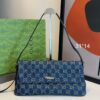 Bolsa Gucci Madison Em Lona Canvas-Azul Jeans 