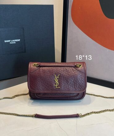Bolsa YSL Niki Granulada