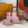 Bolsa LV Speedy P9 25 Bandulière- Rosa Claro