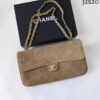 Bolsa Chanel Média Flap Souplissimo Camurça