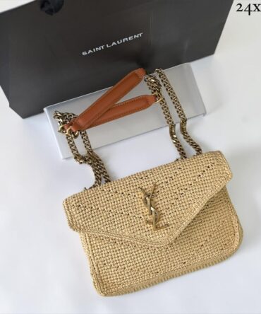 Bolsa YSL Lou lou Mini Ráfia