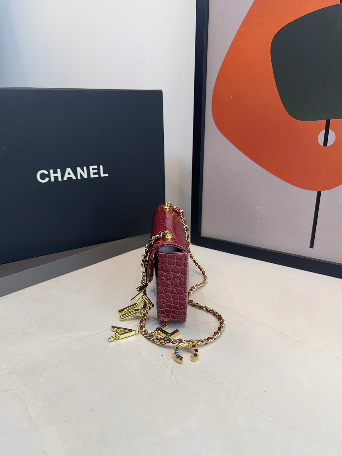 Bolsa Chanel Tiracolo flap Croco - Imagem 16