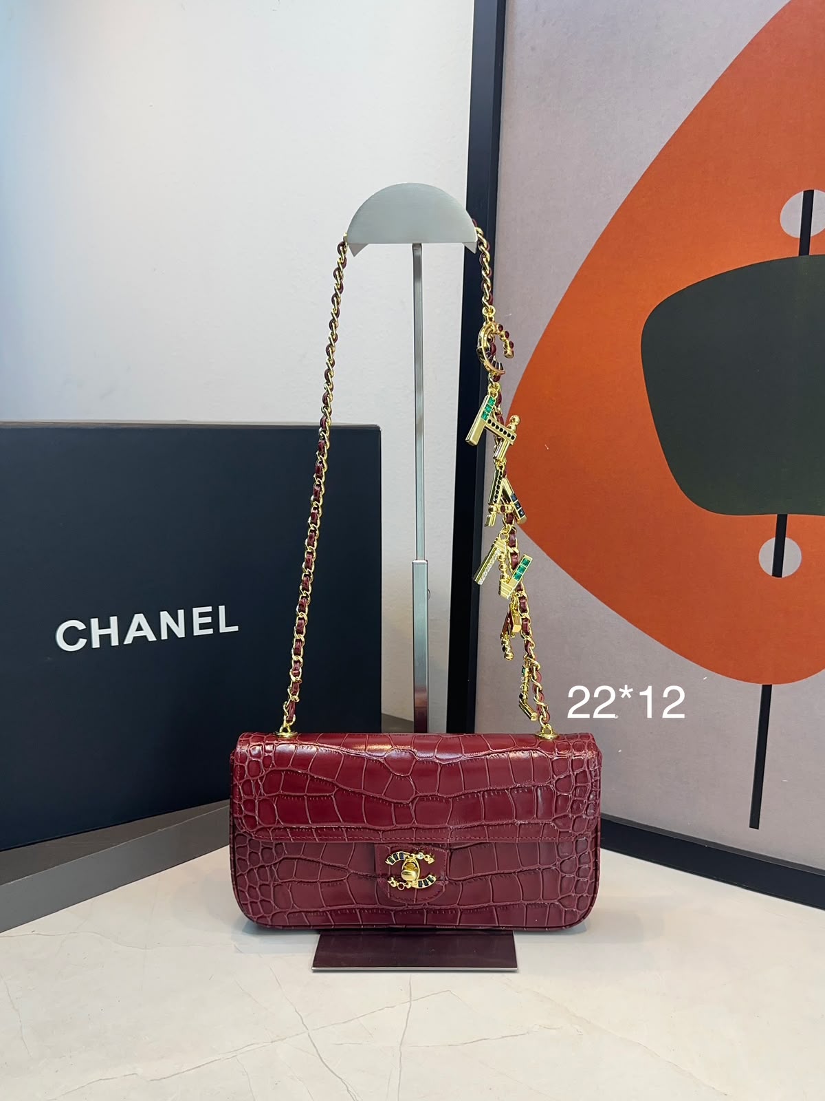 Bolsa Chanel Tiracolo flap Croco - Imagem 17