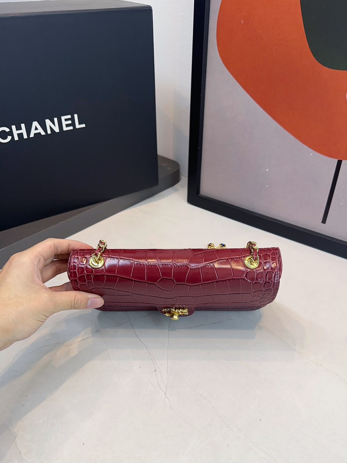 Bolsa Chanel Tiracolo flap Croco - Imagem 19