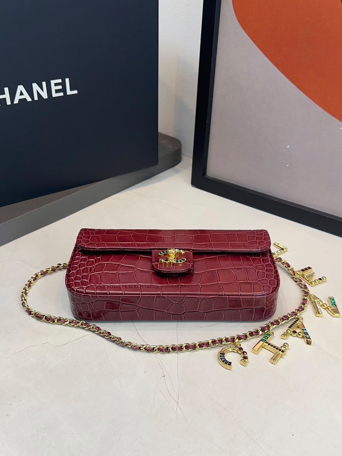 Bolsa Chanel Tiracolo flap Croco - Imagem 22