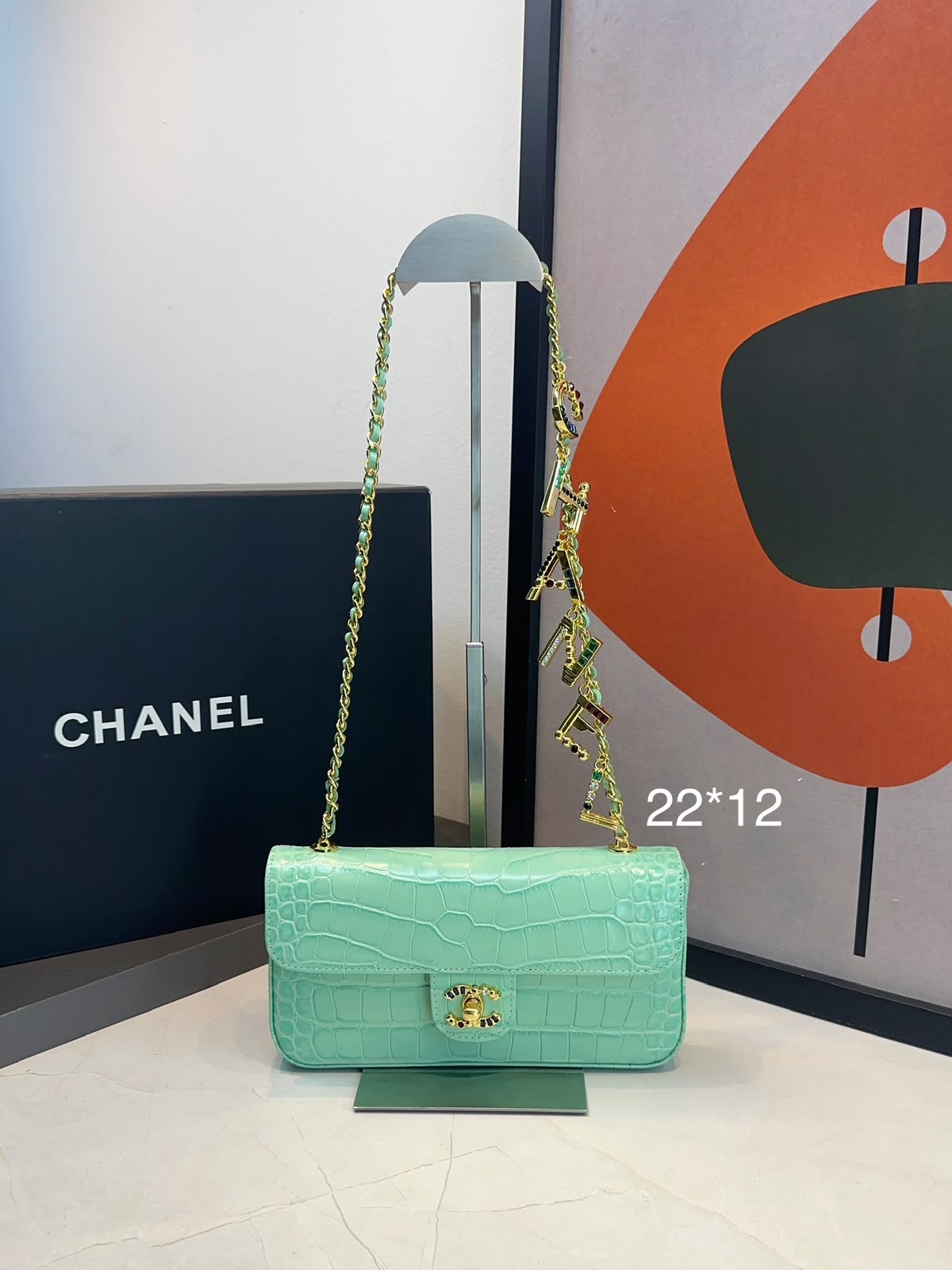 Bolsa Chanel Tiracolo flap Croco - Imagem 23