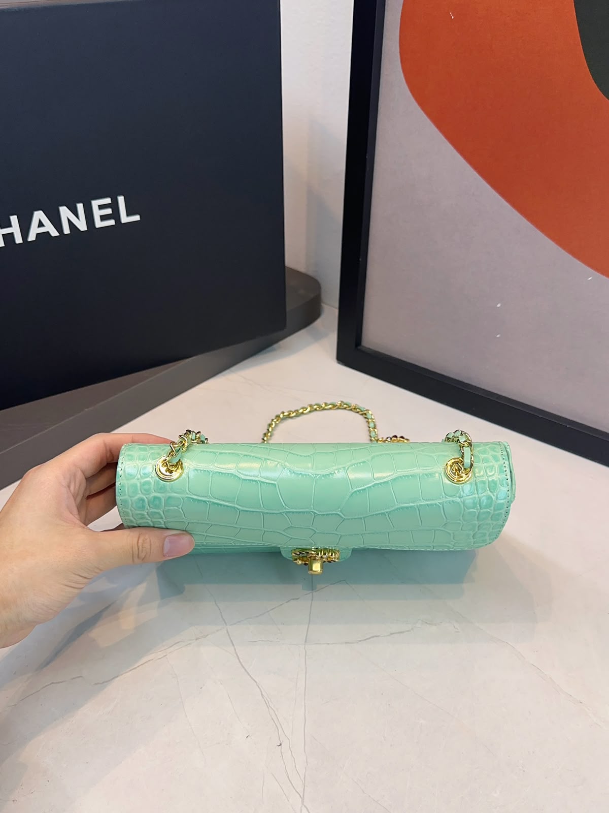 Bolsa Chanel Tiracolo flap Croco - Imagem 27