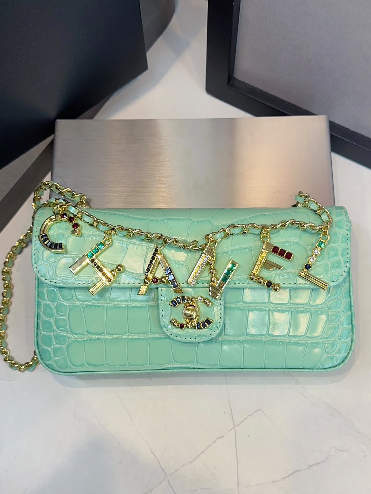 Bolsa Chanel Tiracolo flap Croco - Imagem 28