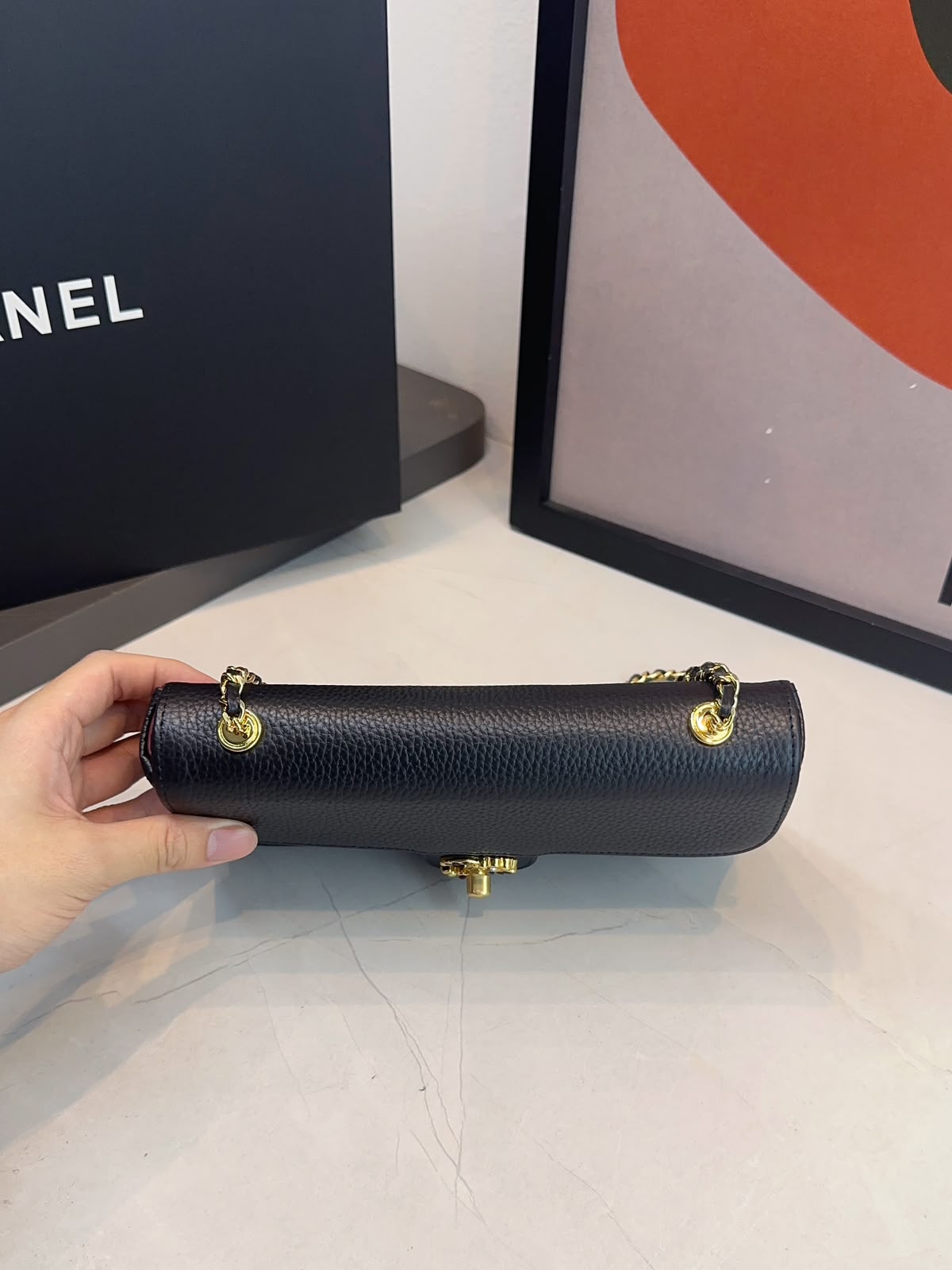 Bolsa Chanel Tiracolo flap Caviar - Imagem 5